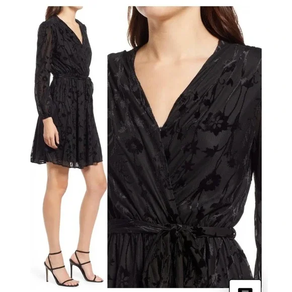 Fraiche By J Velvet Dress size Small - Picture 2 of 10